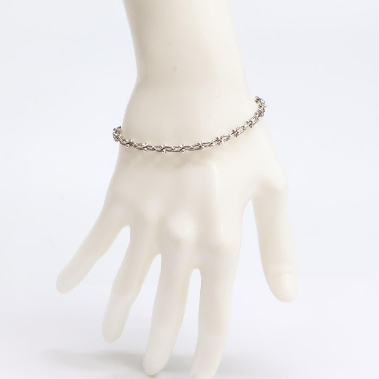 TIFFANY&Co. ティファニー Ag925 ティファニー ハードウェア マイクロ リンク ブレスレット