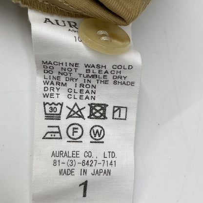 AURALEE オーラリー A9ST02CT ﾍﾞｰｼﾞｭ WASHED CAVALRY TWILL JUMPSUIT ｼﾞｬﾝﾌﾟｽｰﾂ オーバーオール オールインワン 1