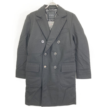 1piu1uguale3 ウノピゥウノウグァーレトレ 【×ﾃﾞｭﾍﾞﾃｨｶ】MRC040 ﾌﾞﾗｯｸ ｽﾄｰﾑｼｽﾃﾑR素材 CHESTER COAT ﾁｪｽﾀｰｺｰﾄ コート IV