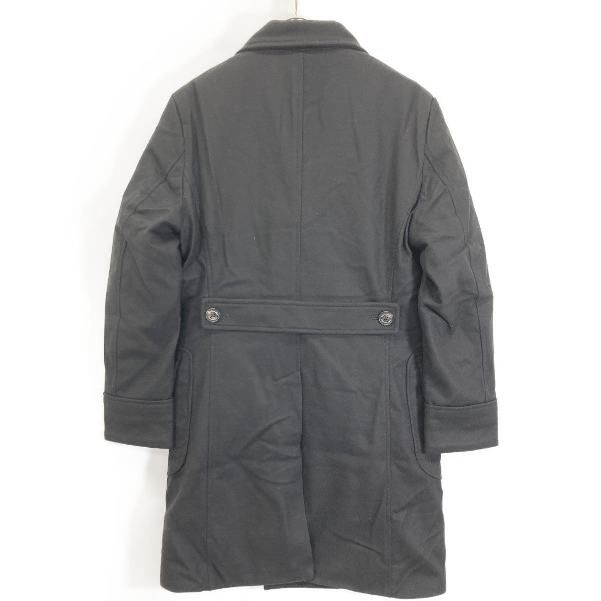 1piu1uguale3 ウノピゥウノウグァーレトレ 【×ﾃﾞｭﾍﾞﾃｨｶ】MRC040 ﾌﾞﾗｯｸ ｽﾄｰﾑｼｽﾃﾑR素材 CHESTER COAT ﾁｪｽﾀｰｺｰﾄ コート IV