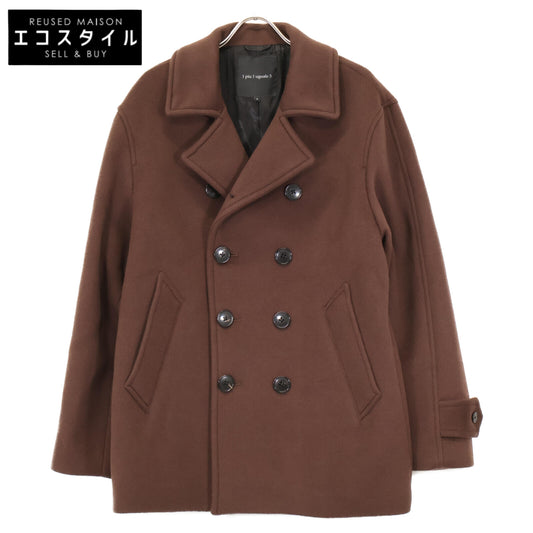 1piu1uguale3 ウノピゥウノウグァーレトレ MRC149 ﾌﾞﾗｳﾝ P COAT Pｺｰﾄ コート V