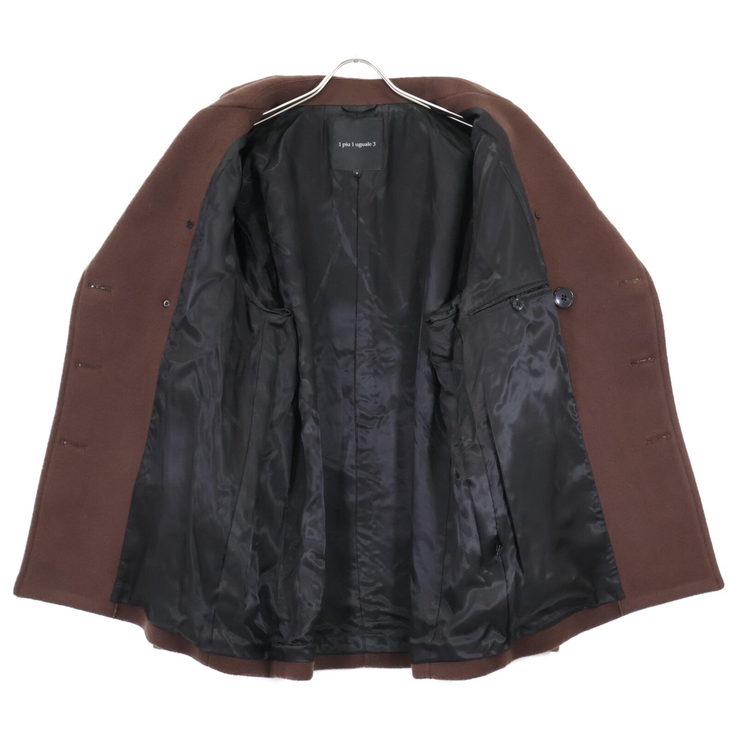 1piu1uguale3 ウノピゥウノウグァーレトレ MRC149 ﾌﾞﾗｳﾝ P COAT Pｺｰﾄ コート V