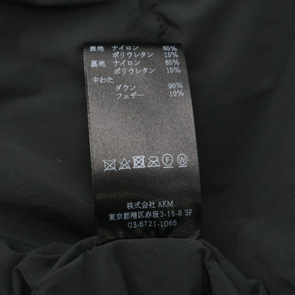 1piu1uguale3 ウノピゥウノウグァーレトレ MRC153 23AW ﾌﾞﾗｯｸ DROP CHESTER DOWN ﾀﾞｳﾝﾁｪｽﾀｰｺｰﾄ コート VI