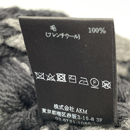 1piu1uguale3 ウノピゥウノウグァーレトレ MRK262 ｸﾞﾚｰ NORDIC BIG CREW ﾉﾙﾃﾞｨｯｸｸﾙｰﾈｯｸﾆｯﾄ トップス Ⅲ