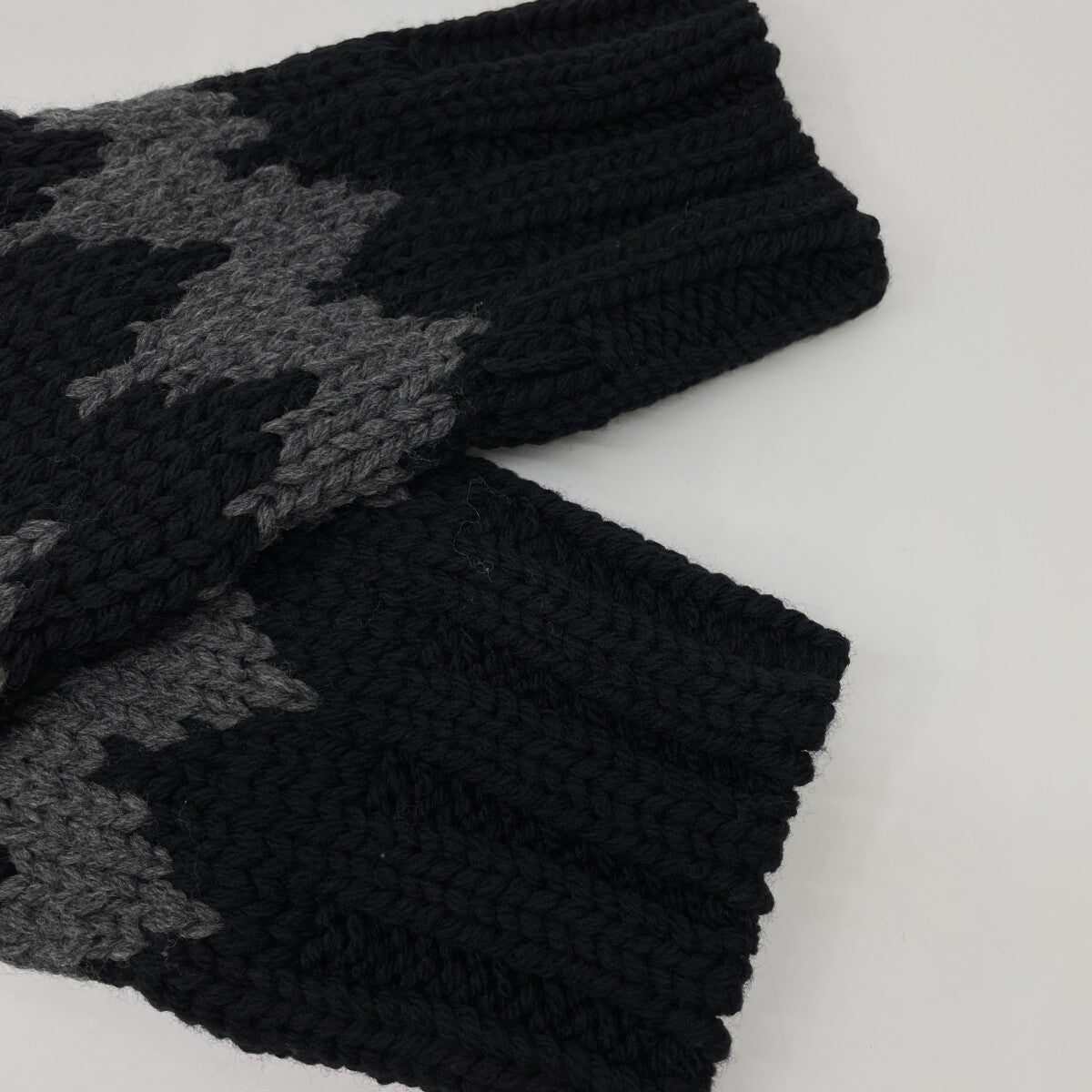 1piu1uguale3 ウノピゥウノウグァーレトレ MRK262 ｸﾞﾚｰ NORDIC BIG CREW ﾉﾙﾃﾞｨｯｸｸﾙｰﾈｯｸﾆｯﾄ トップス Ⅲ