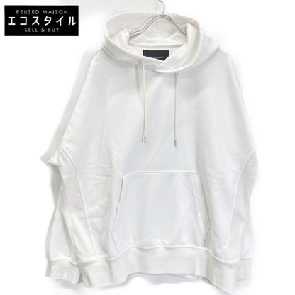 1piu1uguale3 ウノピゥウノウグァーレトレ MRB566 ﾎﾜｲﾄ BACK LEAF PULLOVER PARKA ﾊﾞｯｸﾘｰﾌﾌﾟﾙｵｰﾊﾞｰﾊﾟｰｶ トップス Ⅲ