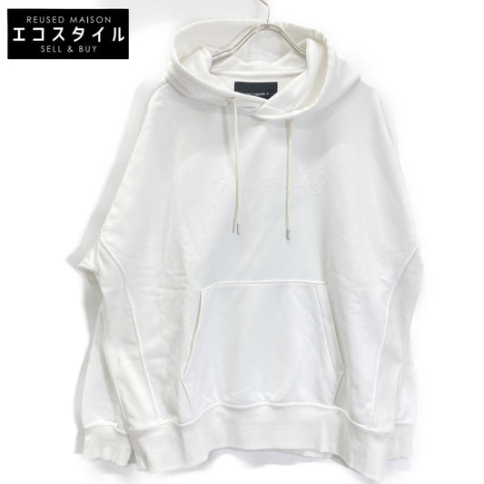 1piu1uguale3 ウノピゥウノウグァーレトレ MRB566 ﾎﾜｲﾄ BACK LEAF PULLOVER PARKA ﾊﾞｯｸﾘｰﾌﾌﾟﾙｵｰﾊﾞｰﾊﾟｰｶ トップス Ⅲ