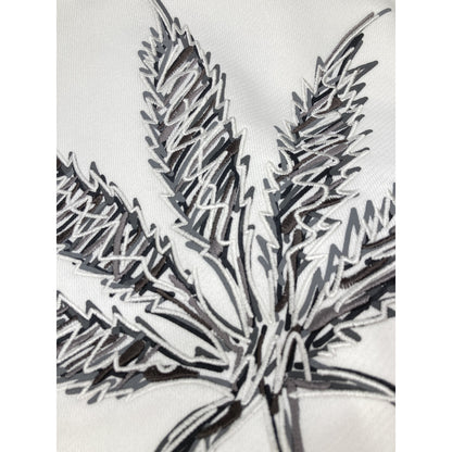 1piu1uguale3 ウノピゥウノウグァーレトレ MRB566 ﾎﾜｲﾄ BACK LEAF PULLOVER PARKA ﾊﾞｯｸﾘｰﾌﾌﾟﾙｵｰﾊﾞｰﾊﾟｰｶ トップス Ⅲ