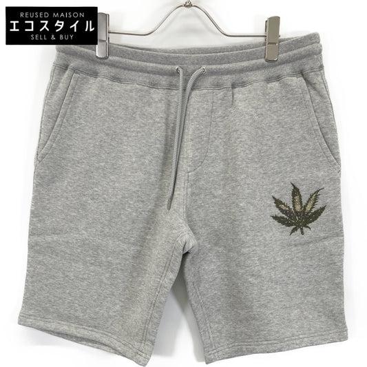 1piu1uguale3 ウノピゥウノウグァーレトレ MRP535 ｸﾞﾚｰ CAMO LEAF SWEAT SHORTS ｶﾓﾘｰﾌﾊｰﾌｽｳｪｯﾄﾊﾟﾝﾂ ボトムス VI