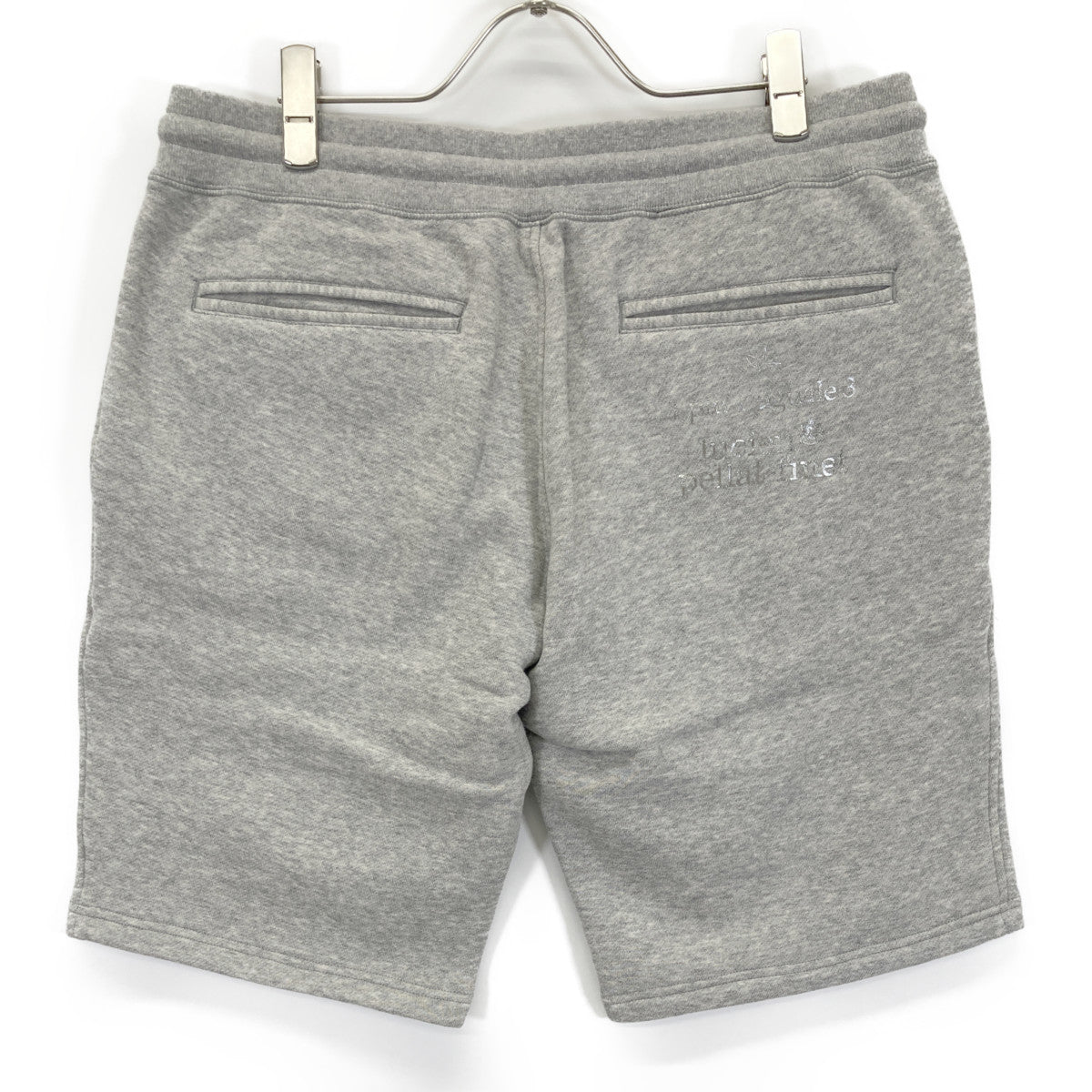 1piu1uguale3 ウノピゥウノウグァーレトレ MRP535 ｸﾞﾚｰ CAMO LEAF SWEAT SHORTS ｶﾓﾘｰﾌﾊｰﾌｽｳｪｯﾄﾊﾟﾝﾂ ボトムス VI