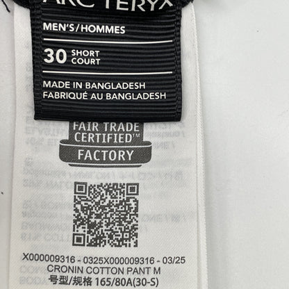 ARC'TERYX アークテリクス 25年製 X000009316 Cronin Cotton Pant クロニン コットンパンツ ボトムス 30