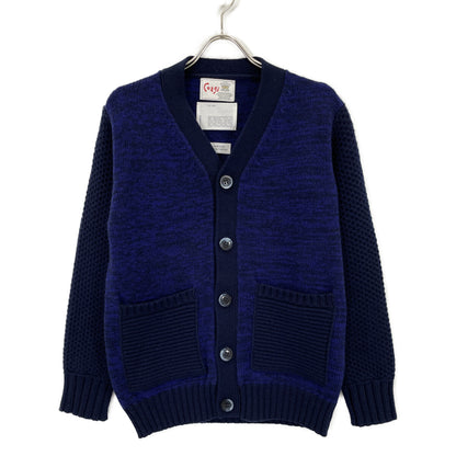 CORGI コーギ ﾊﾟｰﾌﾟﾙ 切り返し ﾛﾝｸﾞｽﾘｰﾌﾞ ﾆｯﾄｶｰﾃﾞｨｶﾞﾝ トップス M