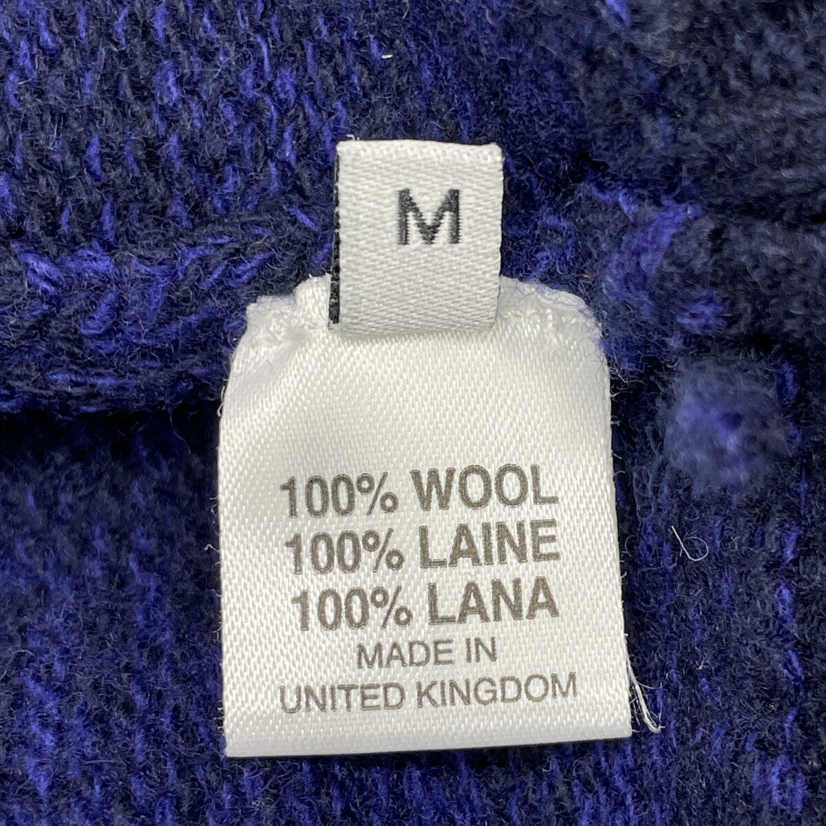 CORGI コーギ ﾊﾟｰﾌﾟﾙ 切り返し ﾛﾝｸﾞｽﾘｰﾌﾞ ﾆｯﾄｶｰﾃﾞｨｶﾞﾝ トップス M