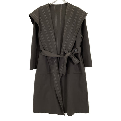 ADORE アドーア 531-0252904 ﾁｬｺｰﾙ ｳｰﾙ100 ｾｰﾗｰｶﾗｰﾘﾊﾞｰｼﾌﾞﾙﾛﾝｸﾞｺｰﾄ コート 38