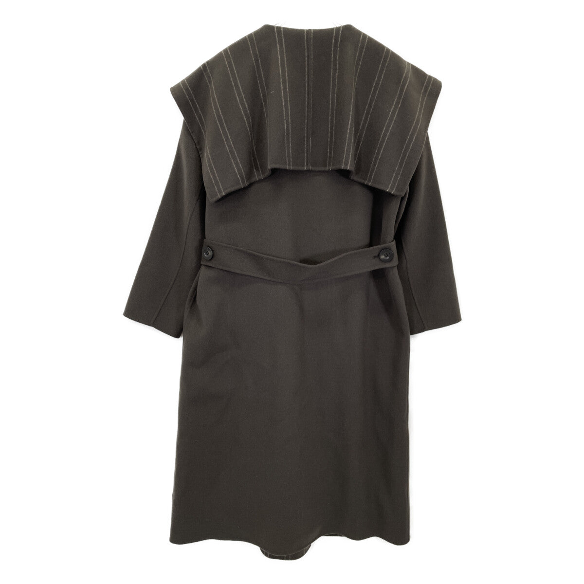 ADORE アドーア 531-0252904 ﾁｬｺｰﾙ ｳｰﾙ100 ｾｰﾗｰｶﾗｰﾘﾊﾞｰｼﾌﾞﾙﾛﾝｸﾞｺｰﾄ コート 38