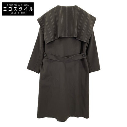 ADORE アドーア 531-0252904 ﾁｬｺｰﾙ ｳｰﾙ100 ｾｰﾗｰｶﾗｰﾘﾊﾞｰｼﾌﾞﾙﾛﾝｸﾞｺｰﾄ コート 38