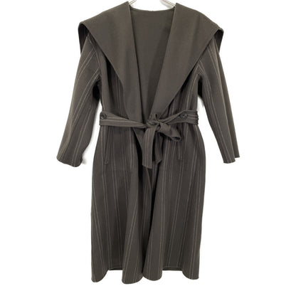 ADORE アドーア 531-0252904 ﾁｬｺｰﾙ ｳｰﾙ100 ｾｰﾗｰｶﾗｰﾘﾊﾞｰｼﾌﾞﾙﾛﾝｸﾞｺｰﾄ コート 38