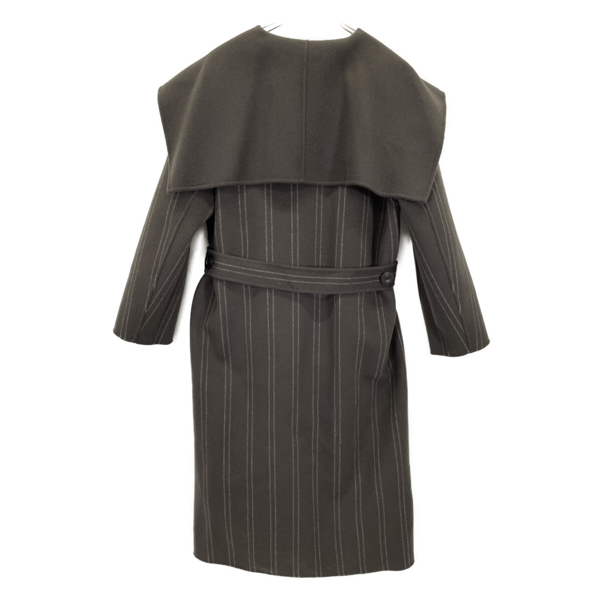 ADORE アドーア 531-0252904 ﾁｬｺｰﾙ ｳｰﾙ100 ｾｰﾗｰｶﾗｰﾘﾊﾞｰｼﾌﾞﾙﾛﾝｸﾞｺｰﾄ コート 38