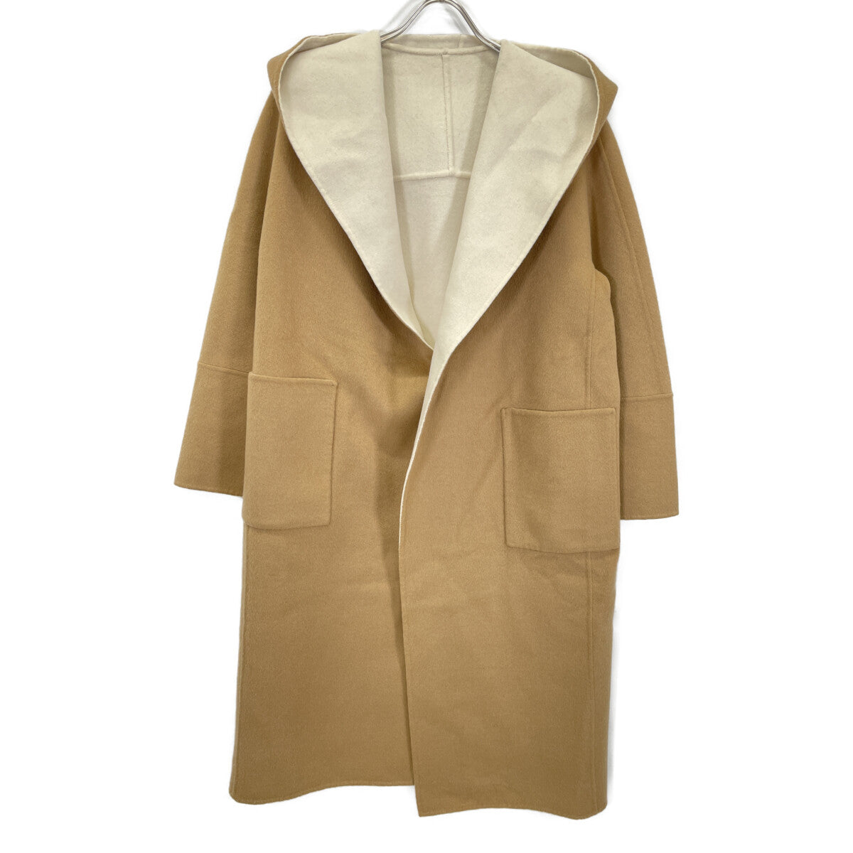 ADORE アドーア 531-6252008 ｷｬﾒﾙ×ｱｲﾎﾞﾘｰ ｶｼﾐﾔ混 2TONEﾌｰﾃﾞｯﾄｺﾝｸﾞｺｰﾄ コート 表記なし