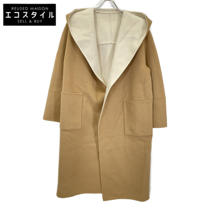 ADORE アドーア 531-6252008 ｷｬﾒﾙ×ｱｲﾎﾞﾘｰ ｶｼﾐﾔ混 2TONEﾌｰﾃﾞｯﾄｺﾝｸﾞｺｰﾄ コート 表記なし