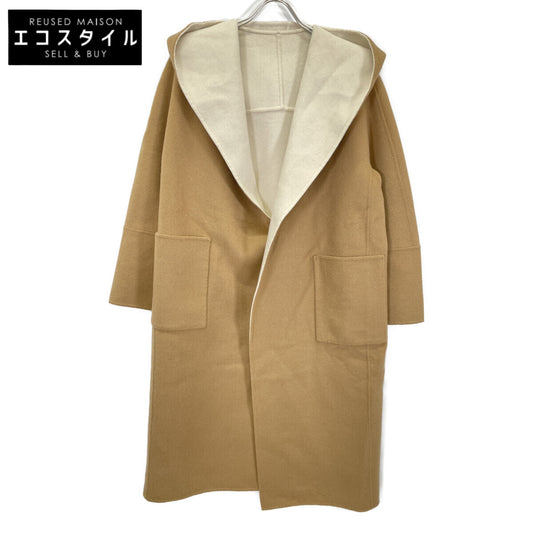 ADORE アドーア 531-6252008 ｷｬﾒﾙ×ｱｲﾎﾞﾘｰ ｶｼﾐﾔ混 2TONEﾌｰﾃﾞｯﾄｺﾝｸﾞｺｰﾄ コート 表記なし