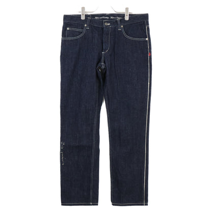 ZELE-PARIS ゼルパリ 267 ｲﾝﾃﾞｨｺﾞ ﾎﾞﾀﾝﾌﾗｲﾃﾞﾆﾑﾊﾟﾝﾂ ボトムス 34