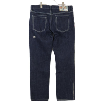 ZELE-PARIS ゼルパリ 267 ｲﾝﾃﾞｨｺﾞ ﾎﾞﾀﾝﾌﾗｲﾃﾞﾆﾑﾊﾟﾝﾂ ボトムス 34