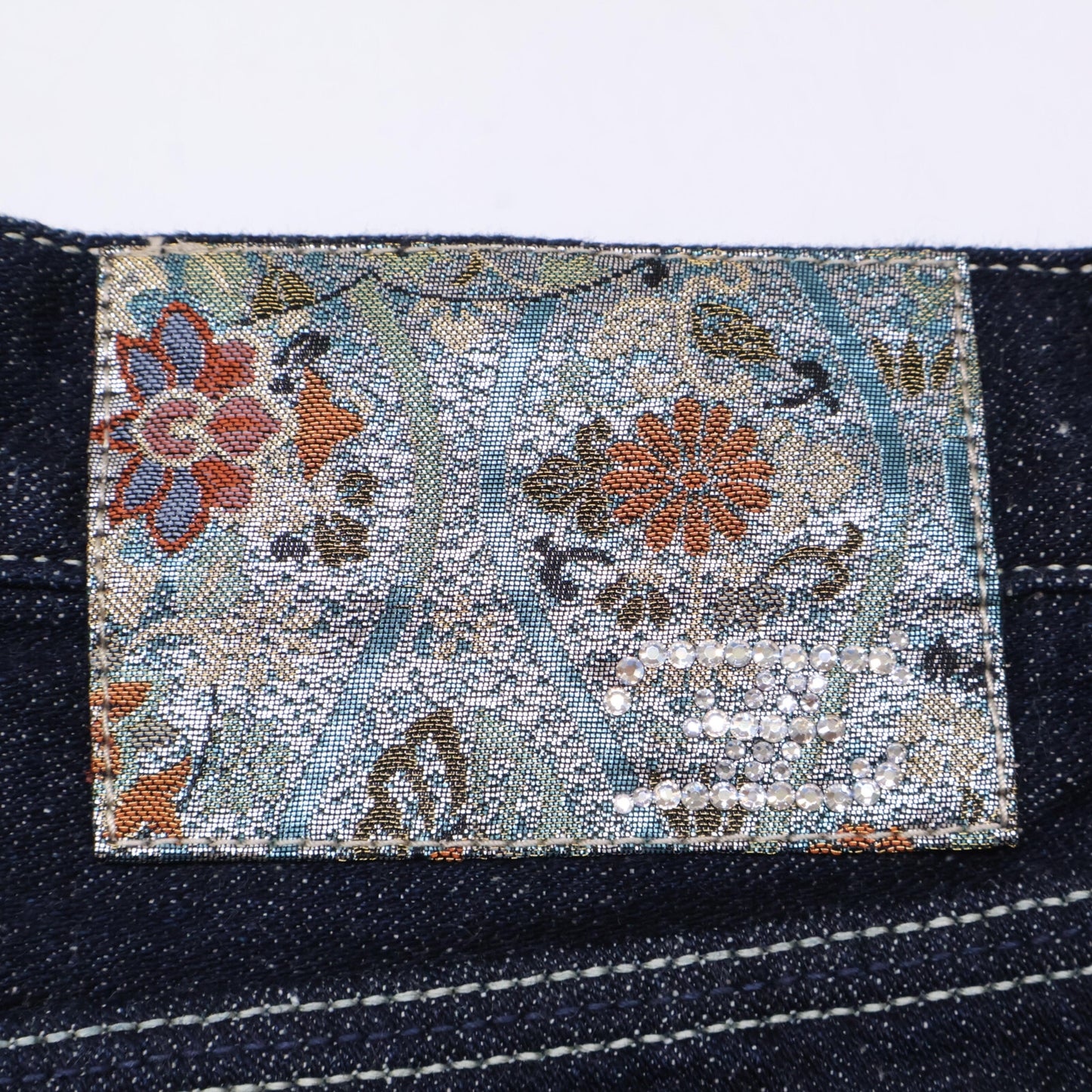 ZELE-PARIS ゼルパリ 267 ｲﾝﾃﾞｨｺﾞ ﾎﾞﾀﾝﾌﾗｲﾃﾞﾆﾑﾊﾟﾝﾂ ボトムス 34