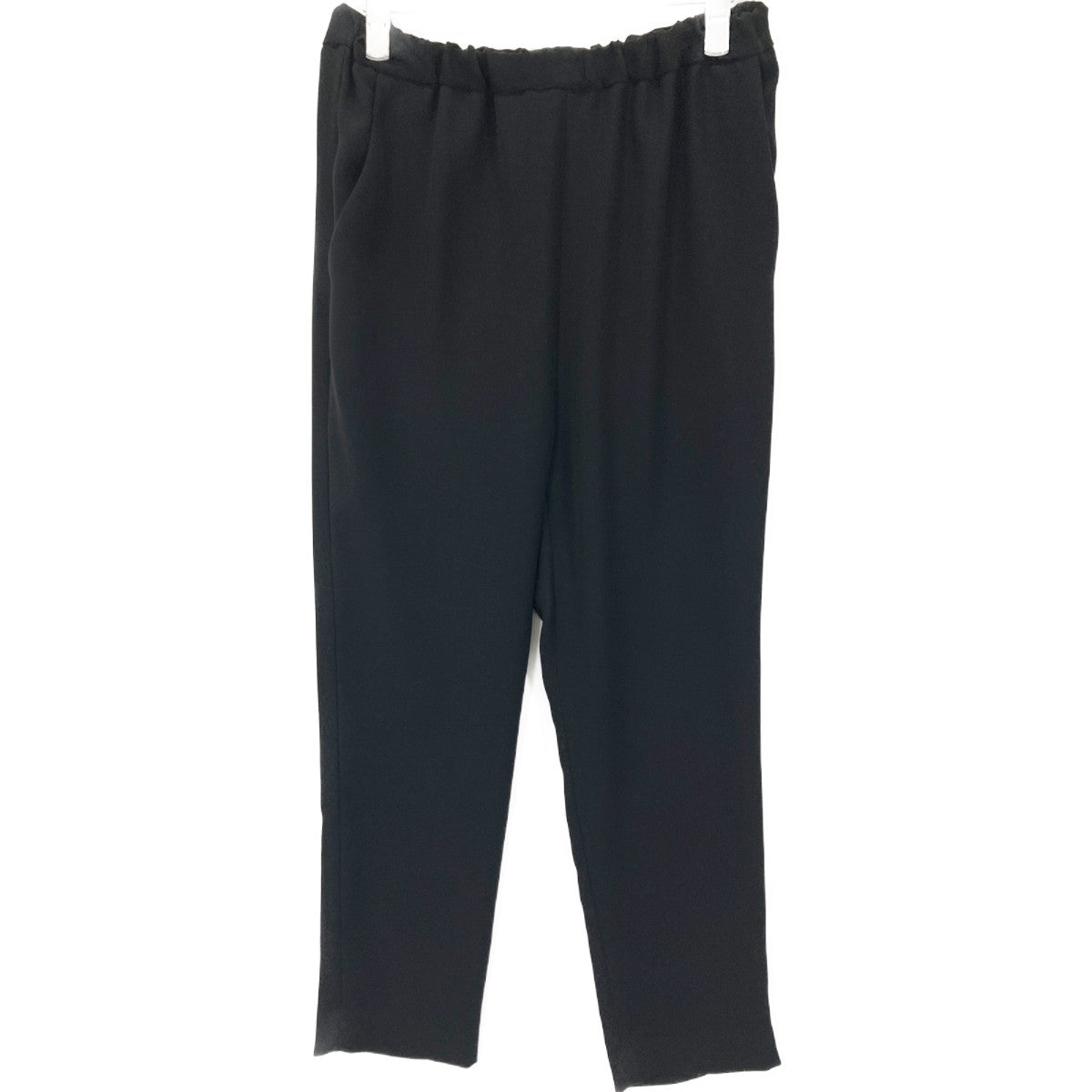 col pierrot コルピエロ 20-030-520-0000 ﾌﾞﾗｯｸ ﾎﾟﾘｴｽﾃﾙ ﾄﾞﾛｰｽﾄﾘﾝｸﾞ ﾃｰﾊﾟｰﾄﾞｲｰｼﾞｰﾊﾟﾝﾂ ボトムス 38