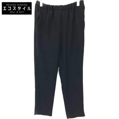 col pierrot コルピエロ 20-030-520-0000 ﾌﾞﾗｯｸ ﾎﾟﾘｴｽﾃﾙ ﾄﾞﾛｰｽﾄﾘﾝｸﾞ ﾃｰﾊﾟｰﾄﾞｲｰｼﾞｰﾊﾟﾝﾂ ボトムス 38