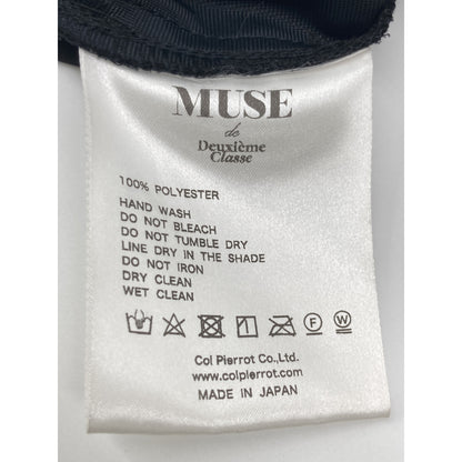 col pierrot コルピエロ 20-030-520-0000 ﾌﾞﾗｯｸ ﾎﾟﾘｴｽﾃﾙ ﾄﾞﾛｰｽﾄﾘﾝｸﾞ ﾃｰﾊﾟｰﾄﾞｲｰｼﾞｰﾊﾟﾝﾂ ボトムス 38