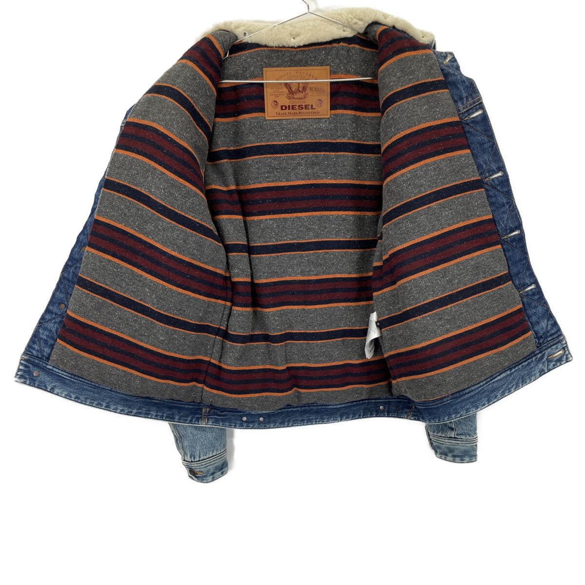DIESEL ディーゼル A03159 D-UNIKO-SP ｽﾄｰﾝｳｫｯｼｭ ｺｯﾄﾝ ﾃﾃﾞｨﾎﾞｱﾃﾞﾆﾑﾞｬｹｯﾄ ジャケット M