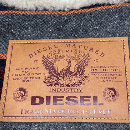 DIESEL ディーゼル A03159 D-UNIKO-SP ｽﾄｰﾝｳｫｯｼｭ ｺｯﾄﾝ ﾃﾃﾞｨﾎﾞｱﾃﾞﾆﾑﾞｬｹｯﾄ ジャケット M