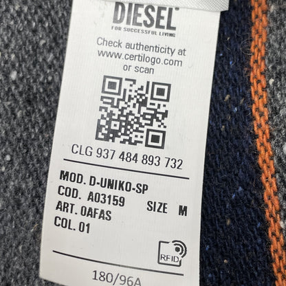 DIESEL ディーゼル A03159 D-UNIKO-SP ｽﾄｰﾝｳｫｯｼｭ ｺｯﾄﾝ ﾃﾃﾞｨﾎﾞｱﾃﾞﾆﾑﾞｬｹｯﾄ ジャケット M