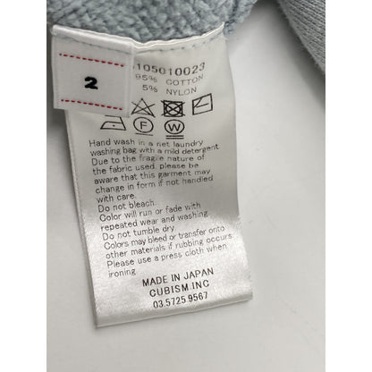 VISVIM ビズビム 25SS 0125105010023 ﾗｲﾄｸﾞﾘｰﾝ JUMBO SB HOODIE P.O. DMGD ｳﾞｨﾝﾃｰｼﾞ加工 ｽｳｪｯﾄﾌｰﾃﾞｨ トップス 2