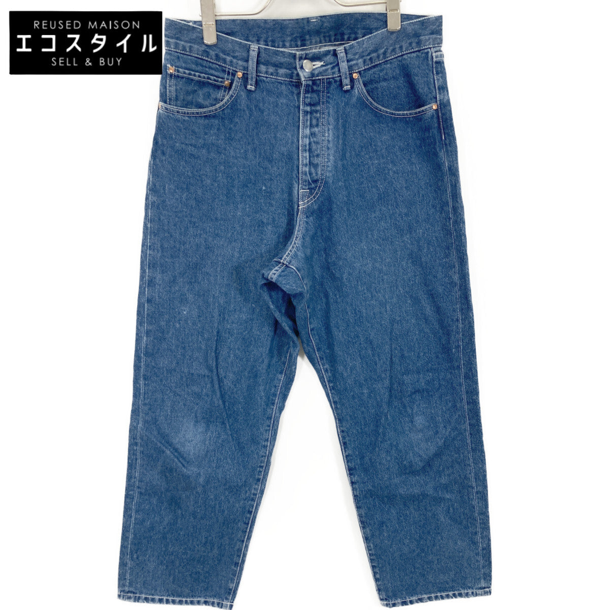 TRADITIONAL WEATHERWEAR トラディショナルウェザーウェア G241CIFPT0313ES 24SS ｲﾝﾃﾞｨｺﾞ UNIONSLACKS 105D ﾃﾞﾆﾑﾊﾟﾝﾂ ボトムス S