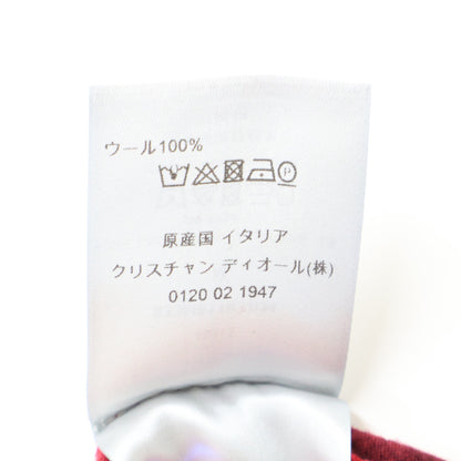 Dior HOMME ディオールオム 833M611KT034 ﾚｯﾄﾞ ｳｰﾙ 蜂刺繍 ｸﾞﾗﾃﾞｰｼｮﾝﾆｯﾄ トップス M