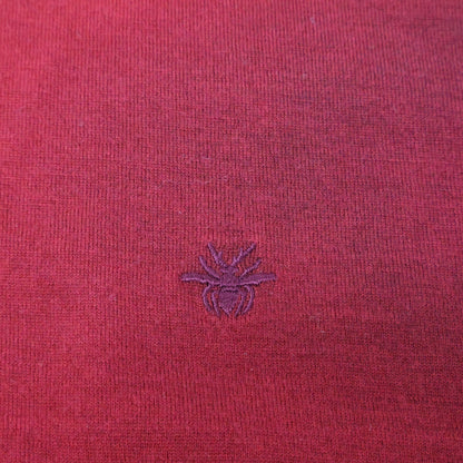 Dior HOMME ディオールオム 833M611KT034 ﾚｯﾄﾞ ｳｰﾙ 蜂刺繍 ｸﾞﾗﾃﾞｰｼｮﾝﾆｯﾄ トップス M