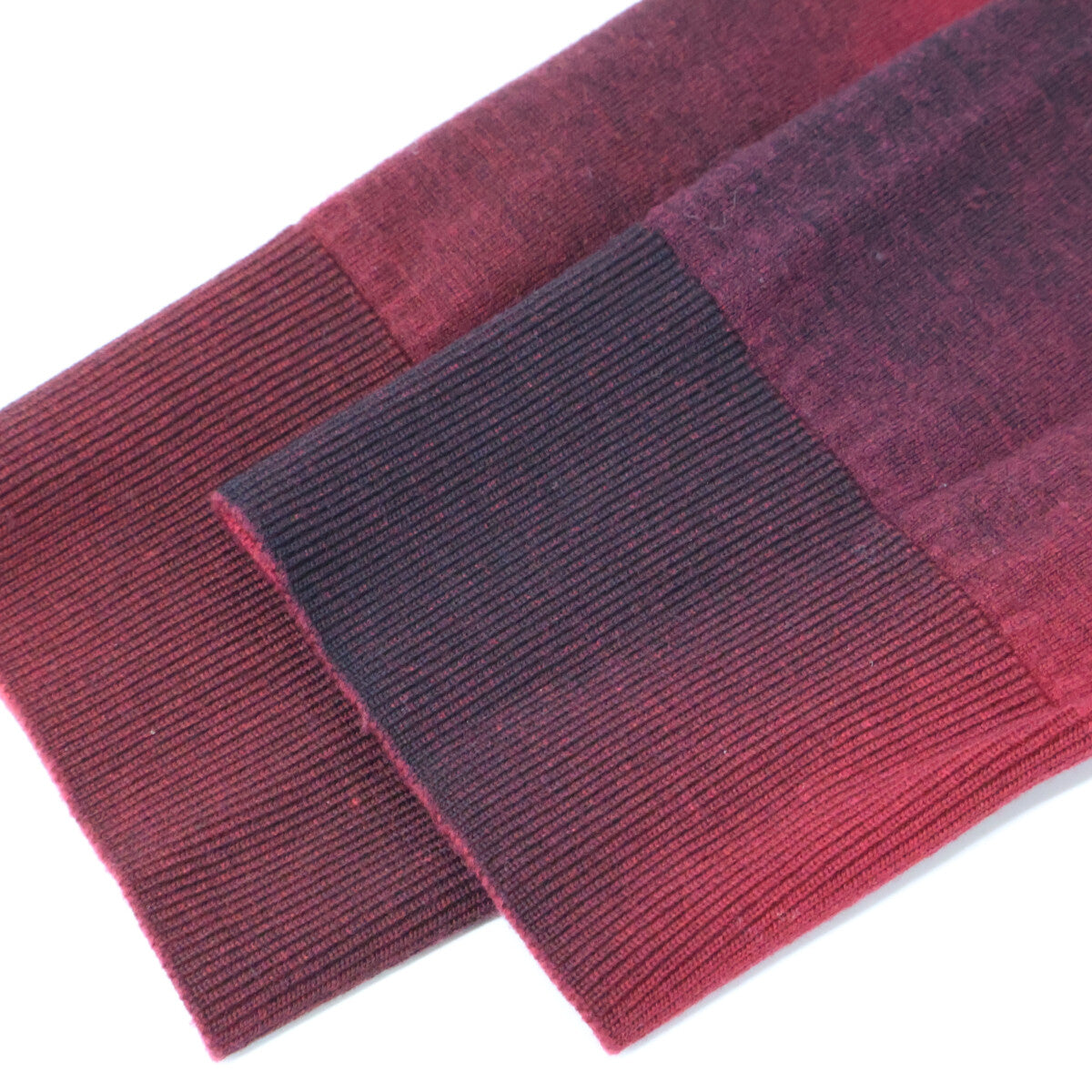 Dior HOMME ディオールオム 833M611KT034 ﾚｯﾄﾞ ｳｰﾙ 蜂刺繍 ｸﾞﾗﾃﾞｰｼｮﾝﾆｯﾄ トップス M