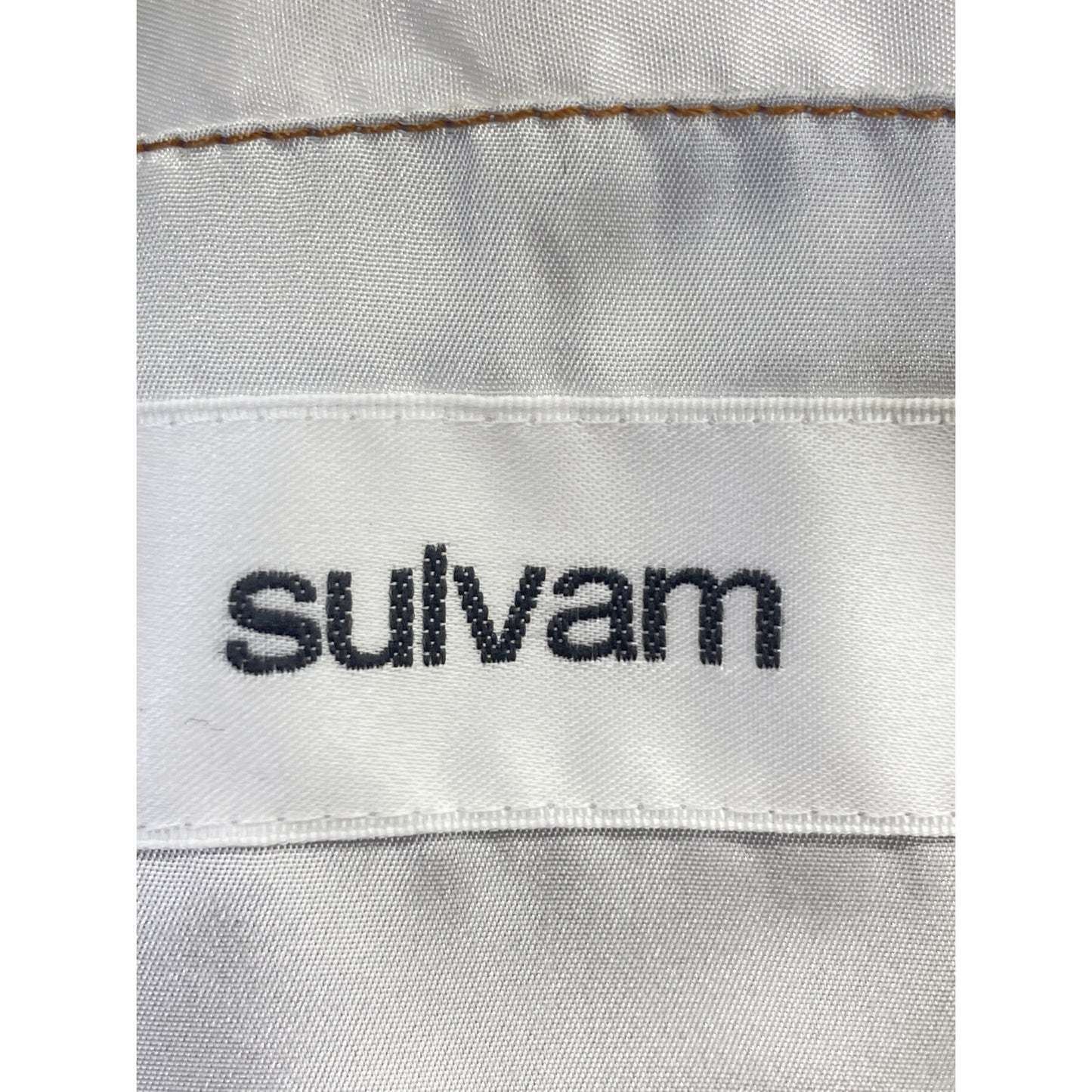 sulvam サルバム SS-C05-400 WOOL-DENIM LONG COAT ｶｯﾄｵﾌﾃﾞｻﾞｲﾝ コート S