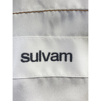 sulvam サルバム SS-C05-400 WOOL-DENIM LONG COAT ｶｯﾄｵﾌﾃﾞｻﾞｲﾝ コート S