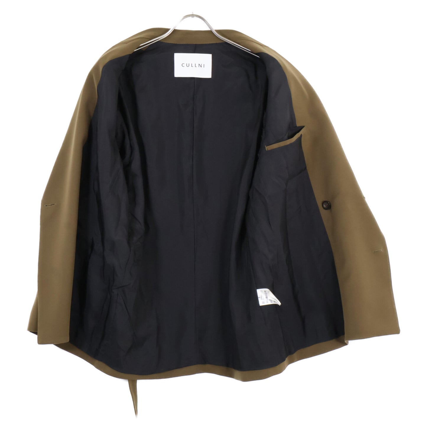 CULLNI クルニ 22AW 22-AW-027 ﾌﾞﾗｳﾝ ﾀﾞﾌﾞﾙｻﾃﾝﾀｲﾛｯｹﾝｼﾞｬｹｯﾄ ジャケット 1