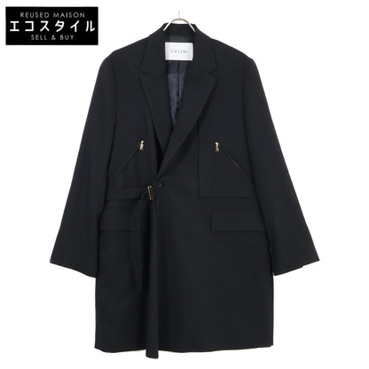 CULLNI クルニ 【DJ松永ｺﾗﾎﾞ】112654026 ﾌﾞﾗｯｸ ﾀｲﾛｯｹﾝ ﾃｰﾗｰﾄﾞｼﾞｬｹｯﾄ ジャケット 1