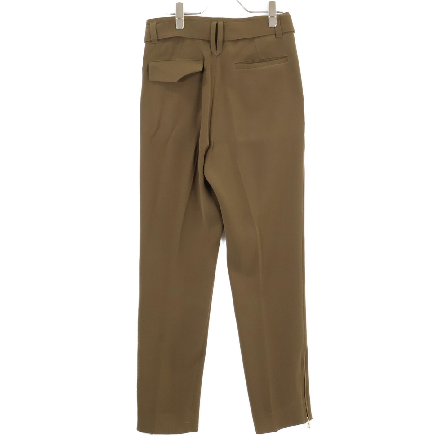 CULLNI クルニ 22AW 22-AW-005 ﾌﾞﾗｳﾝ ﾀﾞﾌﾞﾙｻﾃﾝｼﾞｯﾌﾟﾍﾑﾃｰﾊﾟｰﾄﾞ ボトムス 1