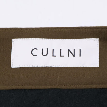 CULLNI クルニ 22AW 22-AW-005 ﾌﾞﾗｳﾝ ﾀﾞﾌﾞﾙｻﾃﾝｼﾞｯﾌﾟﾍﾑﾃｰﾊﾟｰﾄﾞ ボトムス 1