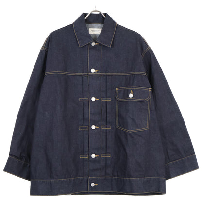 beautifulpeople ビューティフルピープル 1000102017 ｲﾝﾃﾞｨｺﾞ ｾﾙﾋﾞｯｼﾞﾃﾞﾆﾑ ﾋﾞｯｸﾞﾌﾞﾙｿﾞﾝ ジャケット 38