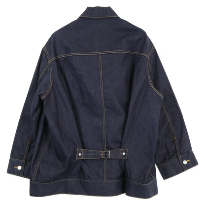 beautifulpeople ビューティフルピープル 1000102017 ｲﾝﾃﾞｨｺﾞ ｾﾙﾋﾞｯｼﾞﾃﾞﾆﾑ ﾋﾞｯｸﾞﾌﾞﾙｿﾞﾝ ジャケット 38