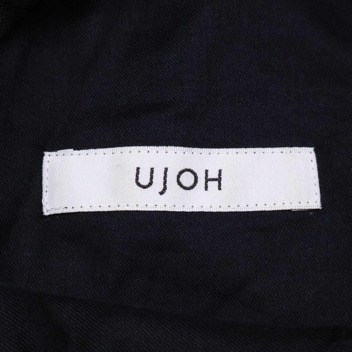 ウジョー 【STUDIOUS別注】M762-P58-151 ﾌﾞﾗｯｸ ｽﾄﾗｲﾌﾟ ﾍﾞﾙﾃｯﾄﾞﾜｲﾄﾞﾊﾟﾝﾂ ボトムス 2