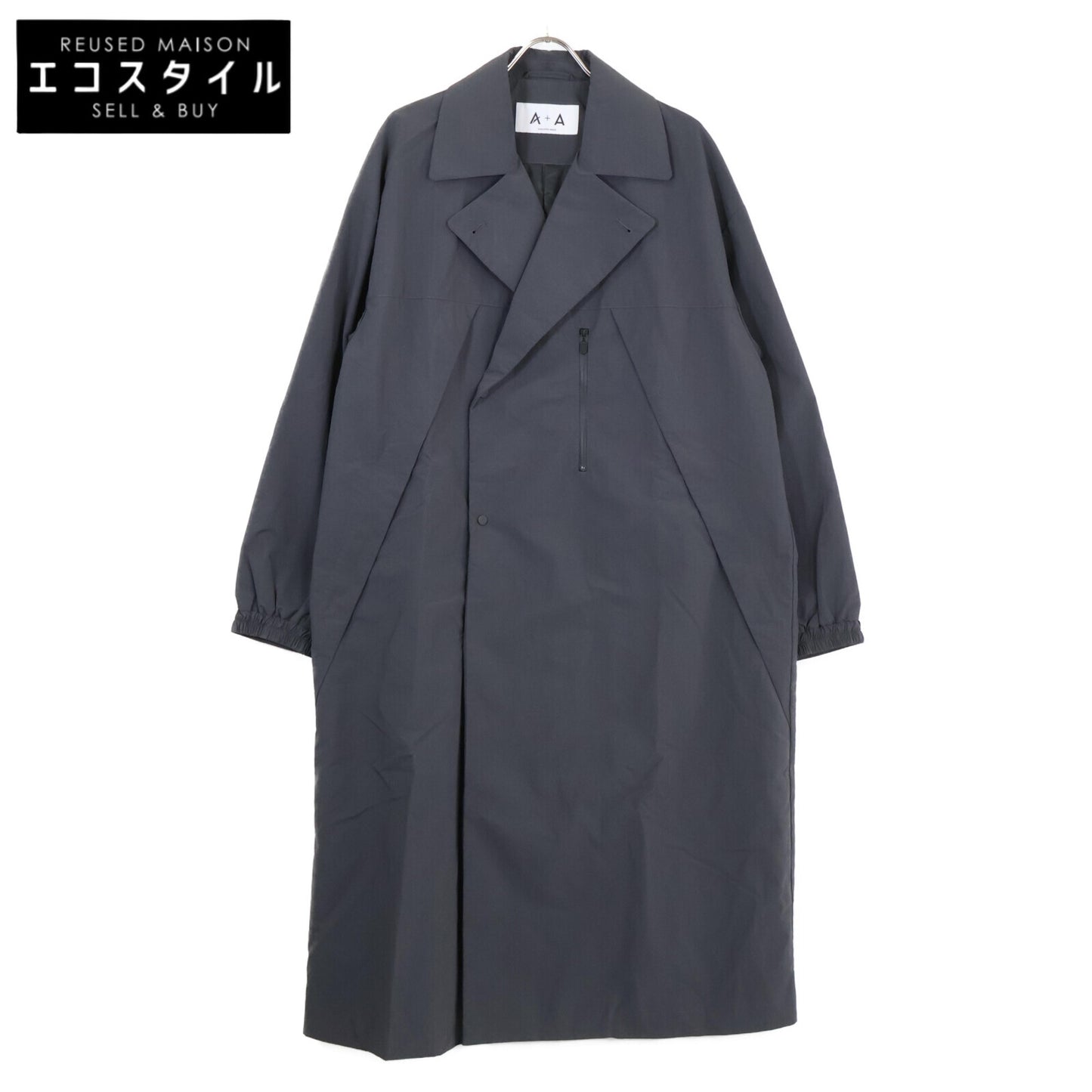 A+TOKYO エープラストーキョー 【×KAZUHIKO ANDO】ｸﾞﾚｰ ﾅｲﾛﾝ ｵｰﾊﾞｰｺｰﾄ コート 2