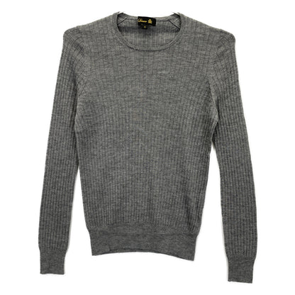 DRAWER ドゥロワー ｸﾞﾚｰ ｶｼﾐﾔ×ｼﾙｸ ﾛﾝｸﾞｽﾘｰﾌﾞ ﾆｯﾄ トップス 1